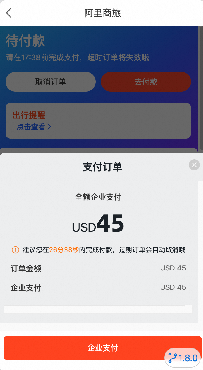 余额支付选择界面